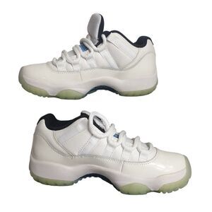 Nike Air Jordan 11 Low Legend White Sneakers Kids 4.5 NEW